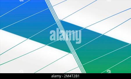 Animation line with triangular layers. Motion. Animated intro with transitions for video content. Beautiful animation for insertion and transition wit Stock Photo
