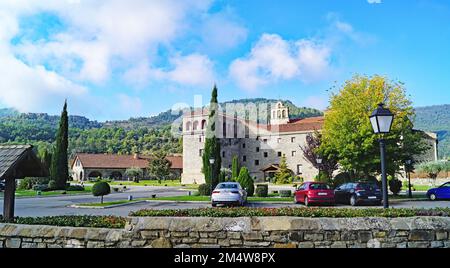 Boltañá Monastery or Carmen Monastery, Comarca del Sobrarbe, Aragon, Spain, Europe Stock Photo