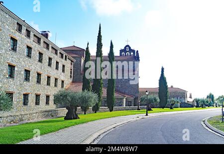 Boltañá Monastery or Carmen Monastery, Comarca del Sobrarbe, Aragon, Spain, Europe Stock Photo