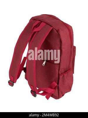 Big backpack for travel isolate on a white background Stock Photo