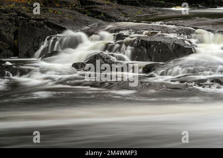 Kennebec Falls, the Serpent River, Serpent River First Nation, Ontario ...