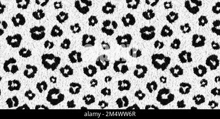 Seamless soft fluffy leopard print or cheetah spots African safari ...