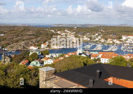 A beautiful view of the Marstrand seaside locality in Sweden Stock Photo