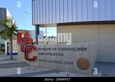 COSTA MESA, CALIFORNIA - 19 DEC 2022: The Division of Kinesiology and Athletics on the campus of Orange Coast College, OCC. Stock Photo