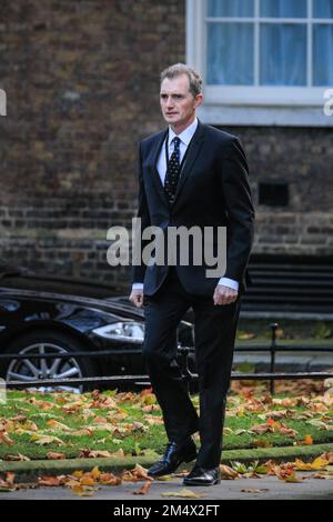 David TC Davies, MP, Secretary of State for Wales, British Conservative Party politician, Downing Street, London, UK Stock Photo