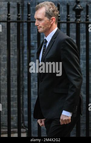 David TC Davies, MP, Secretary of State for Wales, British Conservative Party politician, Downing Street, London, UK Stock Photo