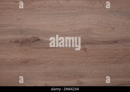 Wood texture background oak. Top view of wooden table with cracks. The light brown surface of the tree is of a natural color. Stock Photo