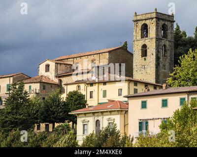 The village of Montecatini Alto, Tuscany, Italy Stock Photo