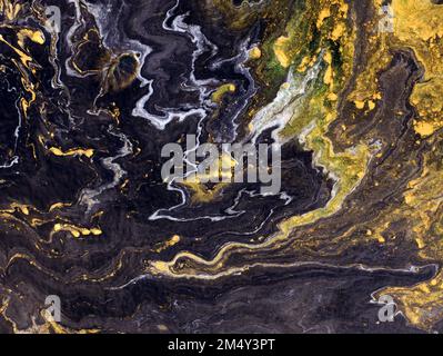 Ebru art marble design background. Unique art illustration. Liquid marble texture. Abstract background. Colorful pattern for print on silk.  Hand draw Stock Photo