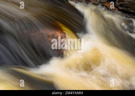 Waterfall, the Sand River, Lake Superior Provincial Park, Sand River, Ontario, Canada Stock Photo