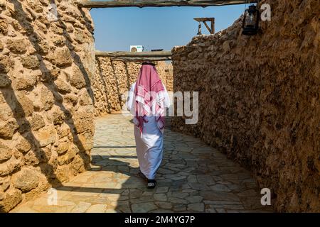 Historic village, Farasan islands, Kingdom of Saudi Arabia Stock Photo