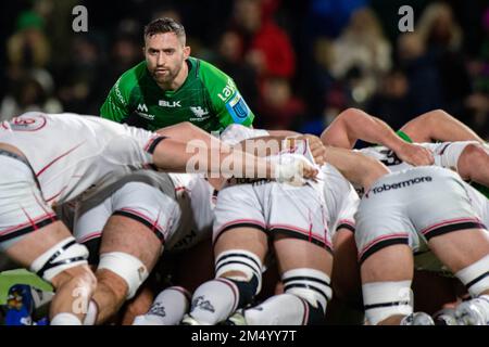 Galway, Ireland. 23rd Dec, 2022. Caolin Blade of Connacht during the United Rugby Championship Round 10 match between Connacht Rugby and Ulster Rugby at the Sportsground in Galway, Ireland on December 23, 2022 (Photo by Andrew SURMA/ Credit: Sipa USA/Alamy Live News Stock Photo