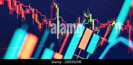 Business Statistics And Analytics Value . Abstract Glowing Forex Chart 