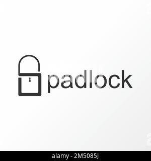 padlock key like letter S font or number 5 Image graphic icon logo design abstract concept vector stock. symbols related to security or initial Stock Vector