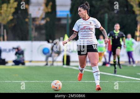 Pietro Torrini stadium, Florence, Italy, November 26, 2022, Martina Piemonte (AC Milan)  during  ACF Fiorentina vs AC Milan - Italian football Serie A Stock Photo