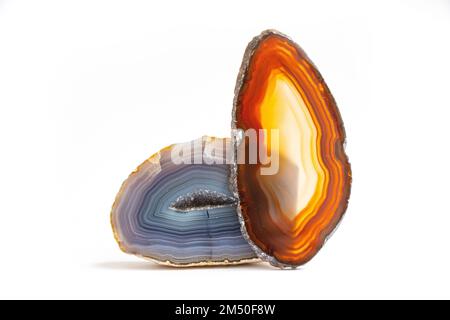 gemstones on white background close up Stock Photo