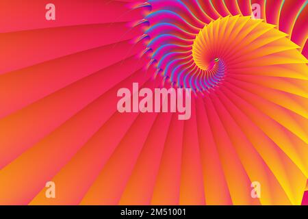 golden ratio with colorful gradations with Abstract concept Stock Vector
