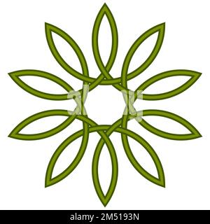 Logo leaf agriculture, farm technology luxury, icon organic food nature Stock Vector