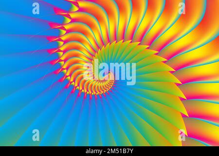 golden ratio with colorful gradations with Abstract concept Stock Vector