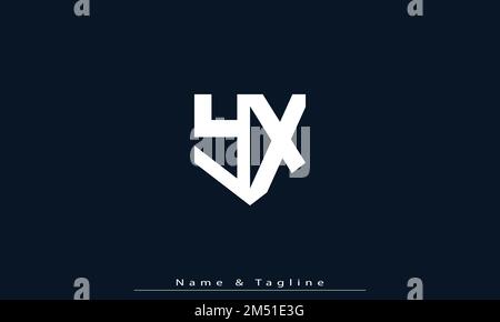 Alphabet letters Initials Monogram logo YX , XY Stock Vector