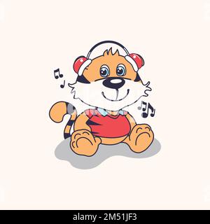 Cute bear pictures suitable for children Stock Vector