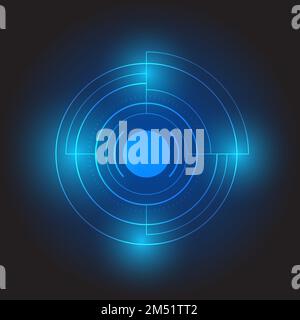 Abstract technology with Hi-tech  background, stock vector Stock Vector
