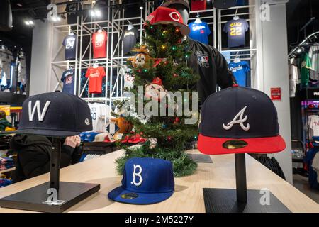 Major League Baseball flagship store in Rockefeller Center, New York City,  USA Stock Photo - Alamy