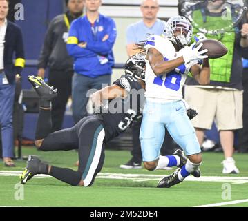 Philadelphia Eagles' Josiah Scott (33) runs during the first half of an NFL  football game against the Philadelphia Eagles, Sunday, Nov. 27, 2022, in  Philadelphia. (AP Photo/Matt Slocum Stock Photo - Alamy