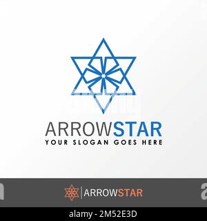 arrow shape at 5 line angles or 2 triangle image graphic icon logo design abstract concept vector stock. Can be used as an organization or icon Stock Vector