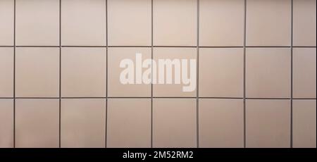 light facing tiles on the wall of a city building Stock Photo