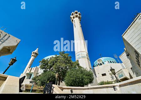 Amman Jordan. King Abdullah Mosque Stock Photo