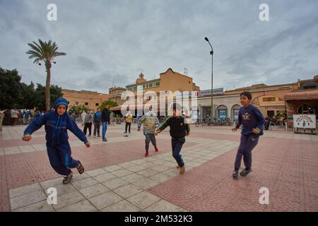 Maroco, Taroudant, February 02, 2017: The men on the street and marketplace Morocco Taroudant Stock Photo