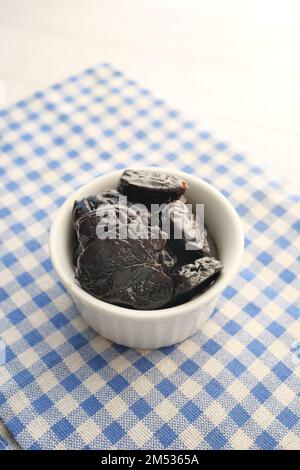 Healthy Natural Dried Plums, prunes  Stock Photo