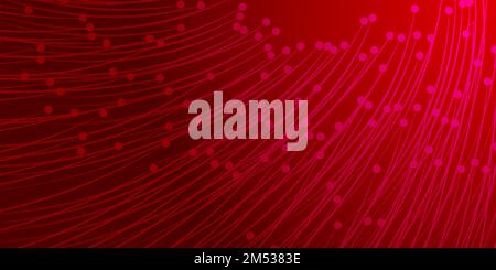 Futuristic digital modern background with glowing lines for web design. Vector data illustration Stock Vector