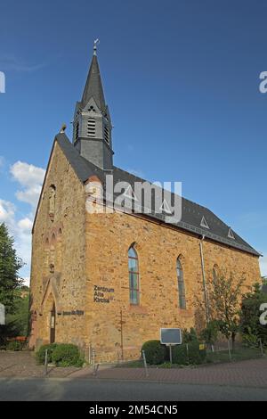 Centre Old Church ZAK, Niedernhausen, Taunus, Hesse, Germany Stock Photo