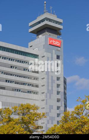 RBB, Rundfunk Berlin Brandenburg, Masurenallee, Charlottenburg, Berlin, Germany Stock Photo