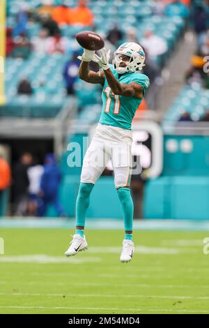 December 11, 2022 Miami Dolphins wide receiver Trent Sherfield (14) during  the NFL football game against the Los Angeles Chargers in Inglewood,  California. Mandatory Photo Credit : Charles Baus/CSM/Sipa USA(Credit  Image: ©