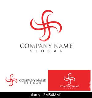fan icon symbol logo vector Stock Vector