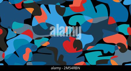 Trendy Abstract Seamless Simple Geometric Colorful Vector Illustration Template Background Stock Vector