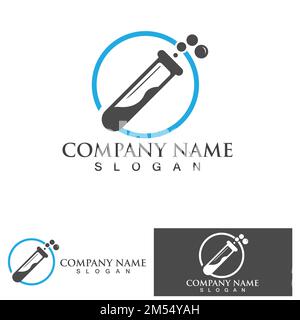 Medical Lab Logo Template Design Vector, Emblem, Design Concept, Creative Symbol, Icon Stock Vector