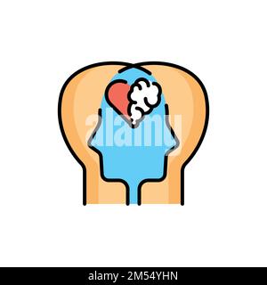 Empathy color line icon. Human behavior. Self education Stock Vector ...