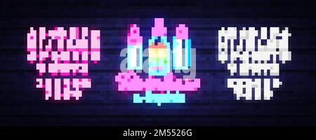 Vape Shop Logo Neon Vector. Rainbow e-liquids concept, Vape neon sign  design template, light banner, night bright advertising for Vaping store,  Trendy Stock Vector Image & Art - Alamy