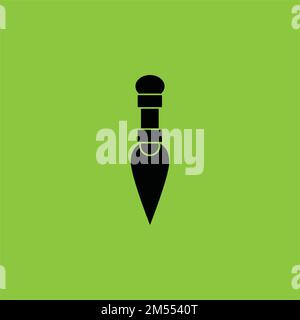 Ancient Knife icon. Weapon Series. - Vector  Stock Vector