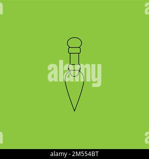 Ancient Knife icon. Weapon Series. - Vector  Stock Vector