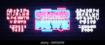 Breaking News neon sign vector. Breaking News Design template neon sign, light banner, neon signboard, nightly bright advertising, light inscription. Stock Vector