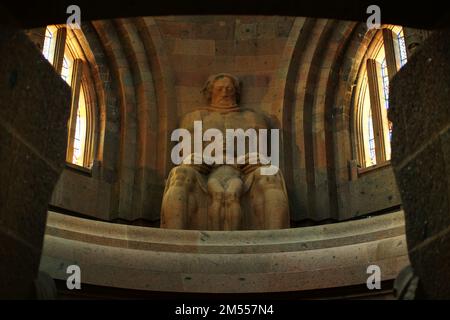 Interior shot of the Volkerschlachtdenkmal (Monument to the Battle of the Nations) in Leipzig, built in 1913. Stock Photo