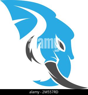 Elephant icon logo design illustration Stock Vector