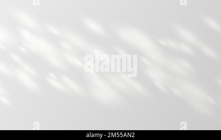 Sunlight on a gray wall, sunbeams in a room, sunny day background. Stock Vector