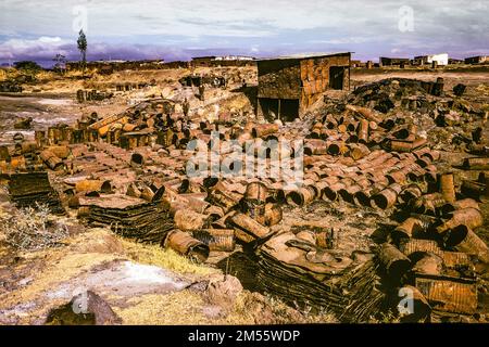 Ethiopia, 1970s, Adama or Nazaret, slum, Oromia region, East Africa ...