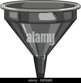 pyramid funnel business cartoon vector illustration Stock Vector Image ...